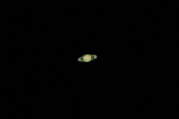 Saturn through Bresser telescope Messier NT-150S